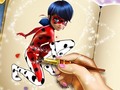 Игри Dotted girl coloring book