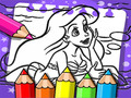 Игри Ariel The Mermaid Coloring Book