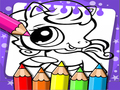 Игри Littlest Pet Shop Coloring Book