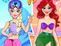 Игри Summer vs Winter Princesses Battle