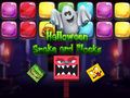 Игри Halloween Snake and Blocks