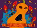 Игри Halloween Monster Party Jigsaw