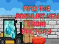 Игри Find The Forklift Key From Factory 