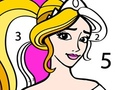 Игри Princess Coloring By Number