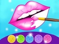 Игри Glitter Lips Coloring Game