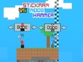 Игри Stickman vs Noob Hammer
