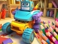 Игри Coloring Book: Transforming Car Robot