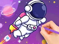 Игри Coloring Book: Astronaut