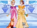 Игри Elsa & Anna's Icy Dress Up