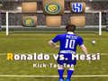 Игри Messi vs Ronaldo Kick Tac Toe