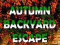Игри Autumn Backyard Escape 