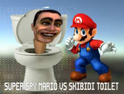 Игри Super Spy Mario срещу Skibidi Toilet  онлайн.