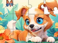 Игри Jigsaw Puzzle: Dog And Garden