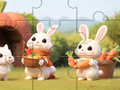 Игри Jigsaw Puzzle: Rabbits With Carrots