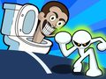 Игри Stickman vs Skibidi Toilet