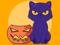 Игри Coloring Book: Halloween Cat