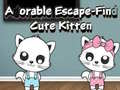 Игри Adorable Escape Find Cute Kitten
