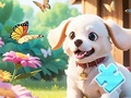Игри Jigsaw Puzzle: Dog In Garden