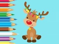 Игри Coloring Book: Cute Christmas Reindee