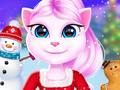 Игри Cat Girl Christmas Decor Game