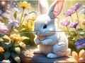 Игри Jigsaw Puzzle: Sunny Forest Rabbit