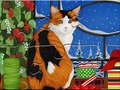 Игри Jigsaw Puzzle: Christmas Cat