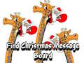 Игри Find Christmas Message Board