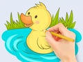 Игри Coloring Book: Baby Duck Swim