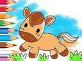 Игри Coloring Book: Running Horse
