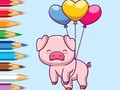 Игри Coloring Book: Balloon Pig