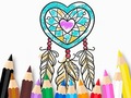 Игри Coloring Book: Heart Dreamcatcher