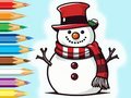 Игри Coloring Book: Snowman Family