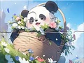 Игри Jigsaw Puzzle: Blanket Panda