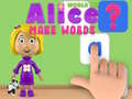 Игри World of Alice Make Words