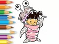 Игри Coloring Book: Monster Costume Girl