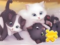 Игри Jigsaw Puzzle: Playing Cats