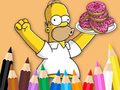 Игри Coloring Book: Simpson Doughnut