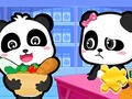 Игри Jigsaw Puzzle: Baby Panda Supermarket