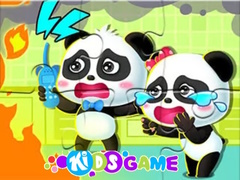 Игри Jigsaw Puzzle: Baby Panda Firework