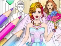 Игри Wedding Coloring Dress Up Game