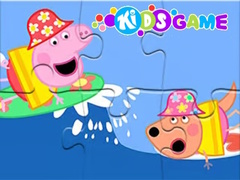 Игри Jigsaw Puzzle: Peppa Pig Sea Sailing
