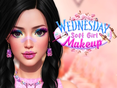 Игри Wednesday Soft Girl Makeup