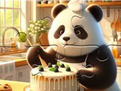 Игри Jigsaw Puzzle: Panda Baker