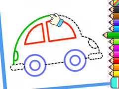 Игри Toddler Drawing: Cute Car