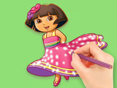 Игри Coloring Book: Dora Prepare Party