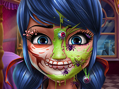 Игри Dotted Girl Halloween Makeup