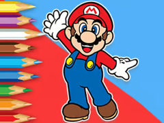 Игри Coloring Book: Mario Happy Skating