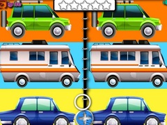 Игри Cartoon Cars Spot The Difference