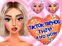 Игри TikTok Trends Makeup Then And Now