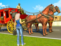 Игри Horse Cart Transport Taxi Game